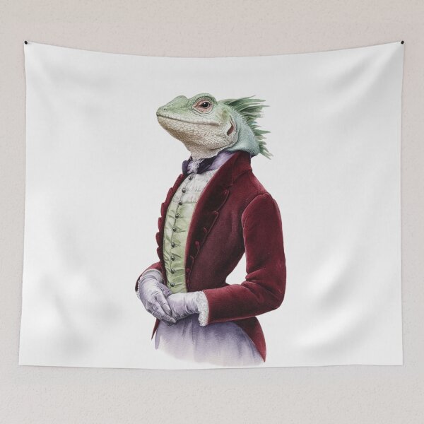 Item preview, Charming lizard dressed as a gentleman designed and sold by 123ks.
