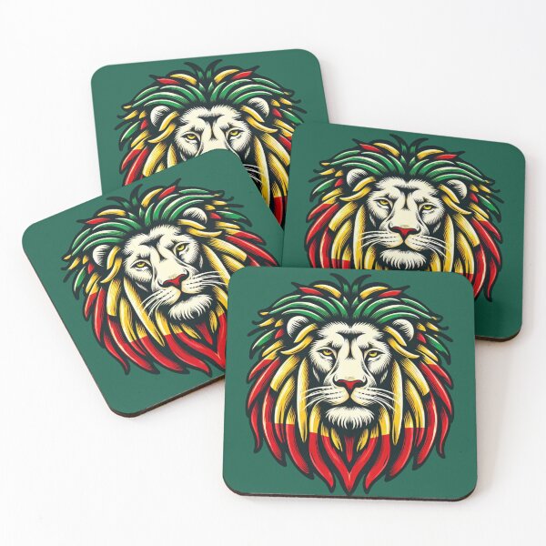 Item preview, Jamaican Rasta Flag Lion Of Judah Reggae Music Jamaican Lion designed and sold by MERCH HQ.