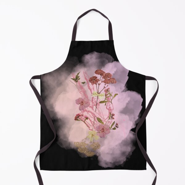 Item preview, Flower hand (black background) designed and sold by SkyLune.