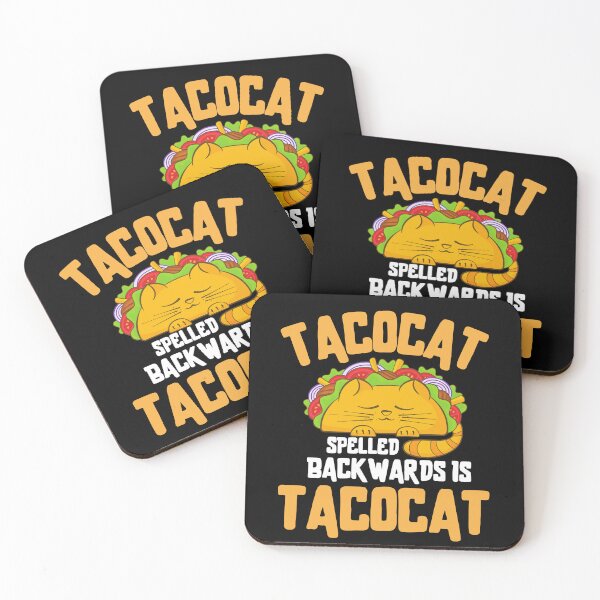 Item preview, Tacocat Spelled Backward Is Tacocat Cat And Taco designed and sold by Idontwannaknow.
