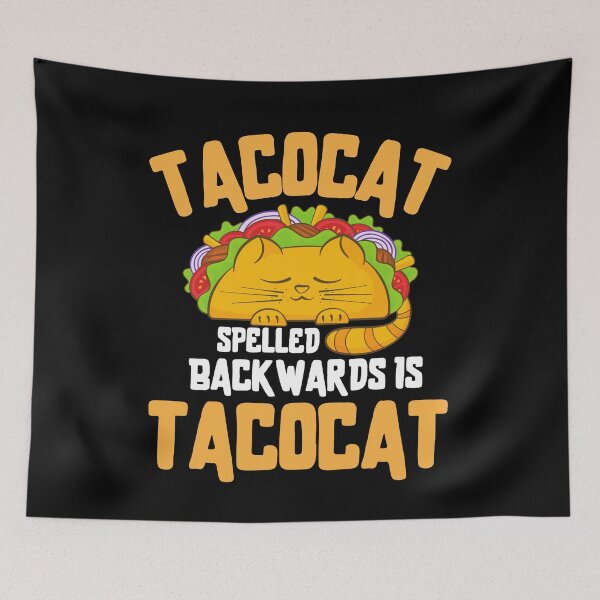Item preview, Tacocat Spelled Backward Is Tacocat Cat And Taco designed and sold by Idontwannaknow.
