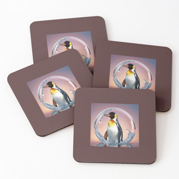 Item preview, Royal penguin in a bubble, Frutiger Aero designed and sold by Marici8.