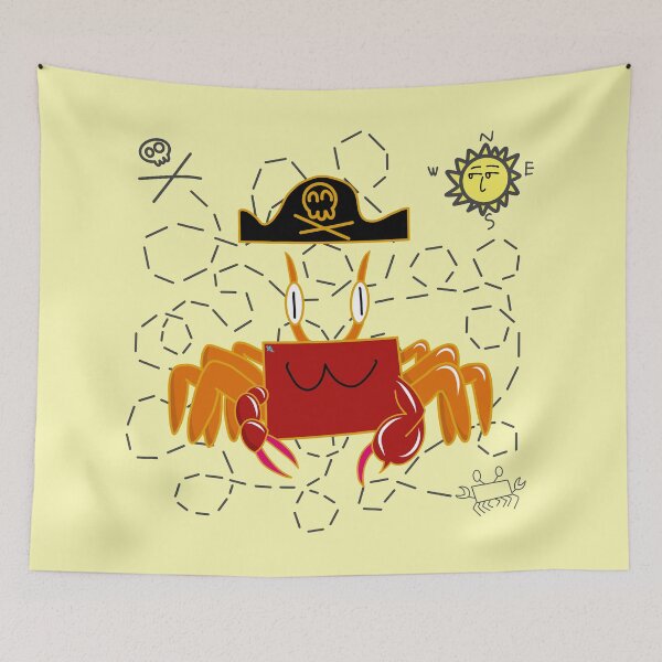 Item preview, Captain Crab’s Treasure Map designed and sold by chowlet.