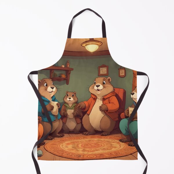 Item preview, Groundhog Family Art designed and sold by WildlifeInc.