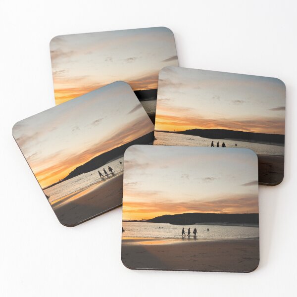 Item preview, Sunrise Swimmers at Cullercoats Bay designed and sold by Violaman.