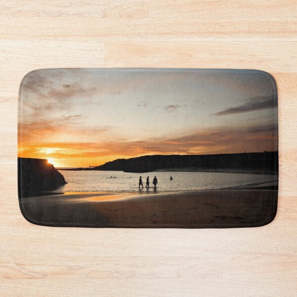 Item preview, Sunrise Swimmers at Cullercoats Bay designed and sold by Violaman.