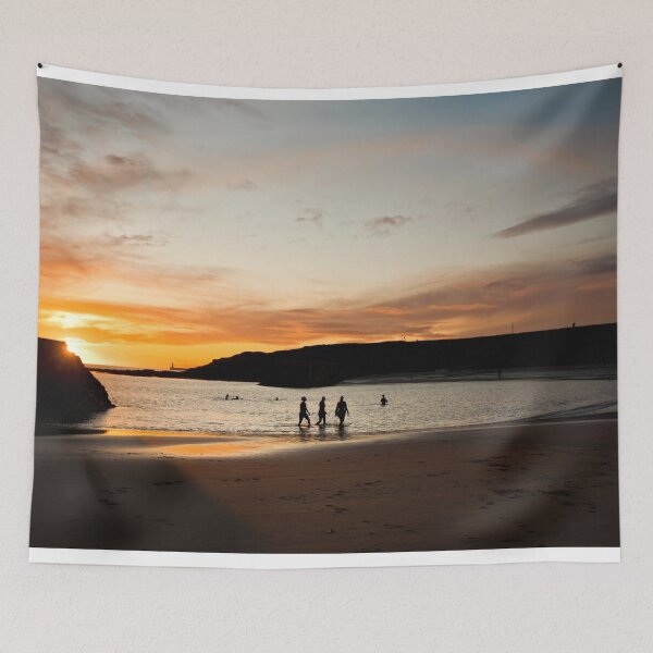 Item preview, Sunrise Swimmers at Cullercoats Bay designed and sold by Violaman.