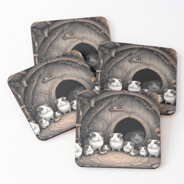 Item preview, Guinea Pig Family Art designed and sold by WildlifeInc.