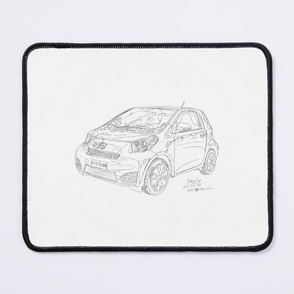 Item preview, 2012 Scion iQ Drawing designed and sold by LizLightArt.