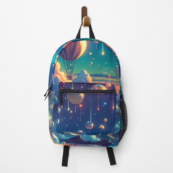 Item preview, Nighttime Fantasia: A Sky Filled with Luminous Hot Air Balloons designed and sold by 0penvimark.