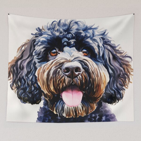 Item preview, Watercolor Portuguese Water Dog designed and sold by TheAnimalZ00.