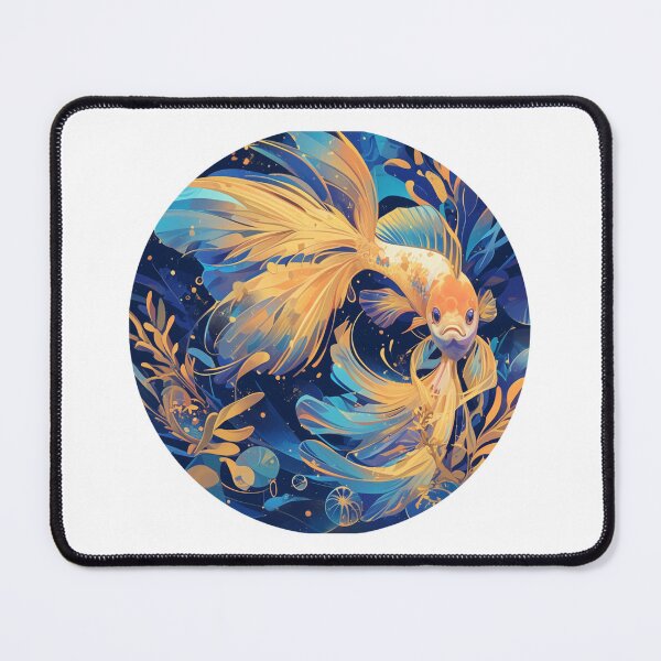 Item preview, Golden fish // Endangered species // Animal in danger // Aquatic Animal designed and sold by SMARTKIT DESIGNAGENCY.