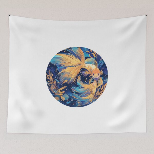Item preview, Golden fish // Endangered species // Animal in danger // Aquatic Animal designed and sold by SMARTKIT  DESIGNAGENCY.