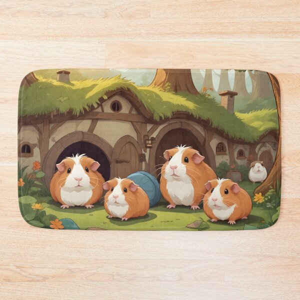 Item preview, Guinea Pig Family Art designed and sold by WildlifeInc.