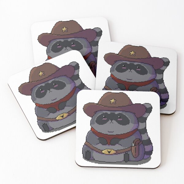 Item preview, Cowboy trash panda designed and sold by Miawww.