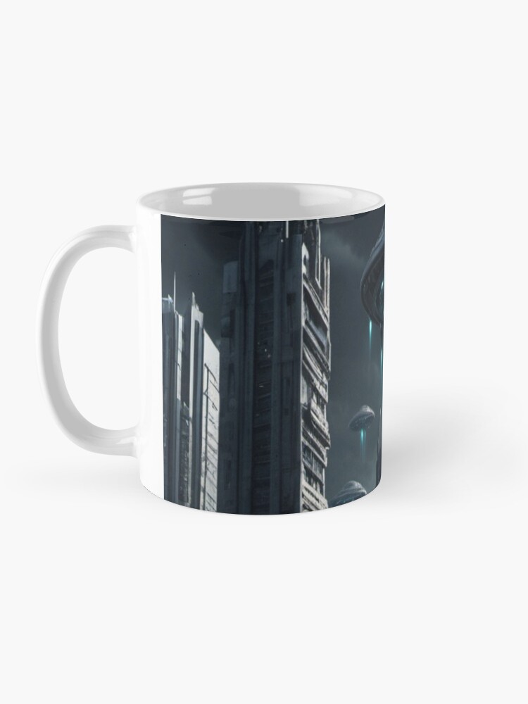 Thumbnail 3 of 6, Coffee Mug, Chariots of the Gods? - Alien Invasion designed and sold by eXtraHumans.