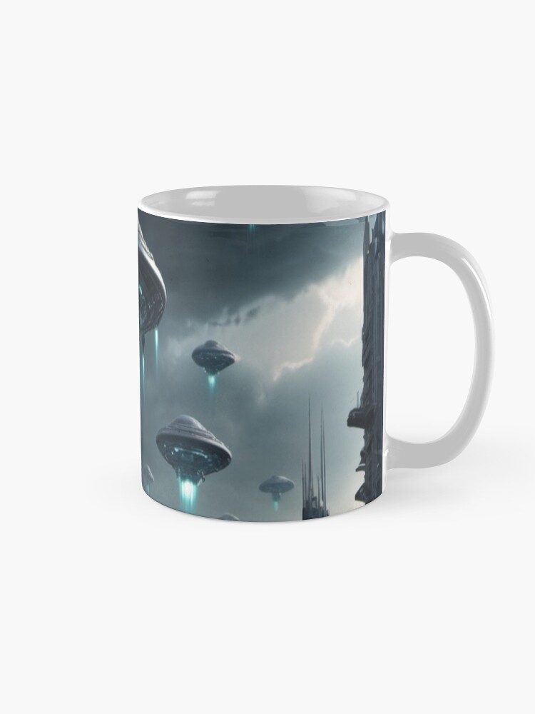 Thumbnail 5 of 6, Coffee Mug, Chariots of the Gods? - Alien Invasion designed and sold by eXtraHumans.