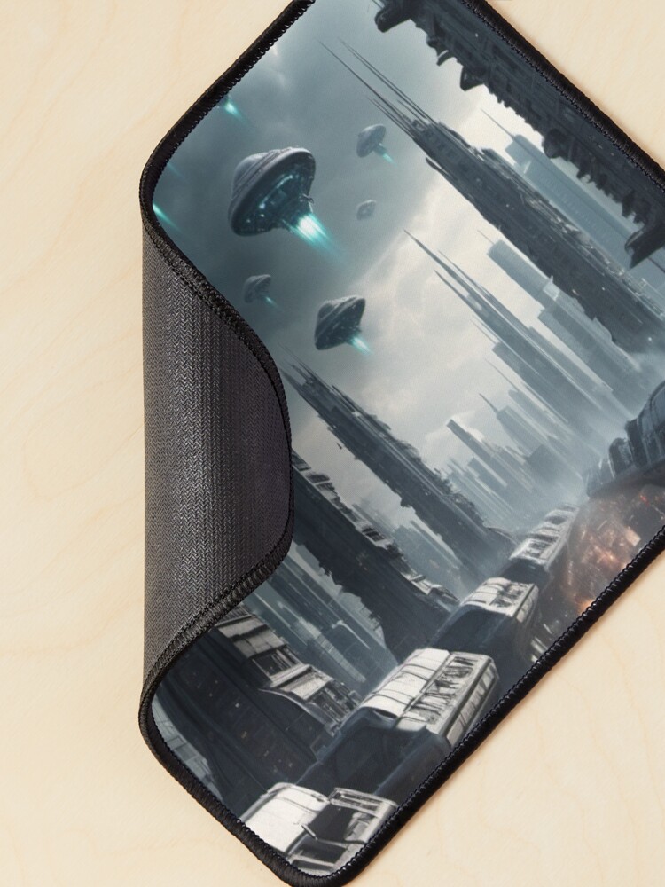 Thumbnail 2 of 5, Mouse Pad, Chariots of the Gods? - Alien Invasion designed and sold by eXtraHumans.