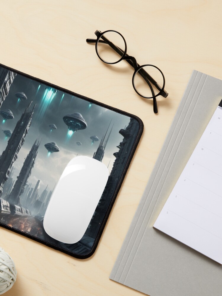 Thumbnail 3 of 5, Mouse Pad, Chariots of the Gods? - Alien Invasion designed and sold by eXtraHumans.
