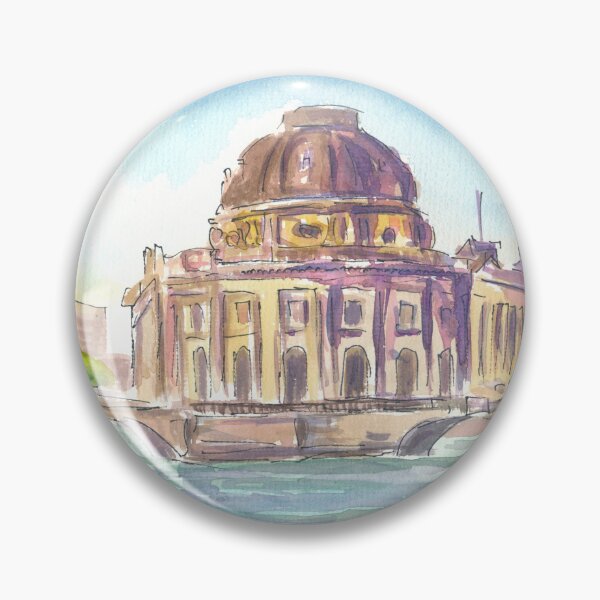 Item preview, Berlin Germany Museum Island with Spree River designed and sold by artshop77.