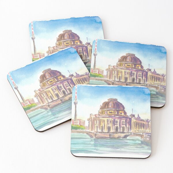 Item preview, Berlin Germany Museum Island with Spree River designed and sold by artshop77.