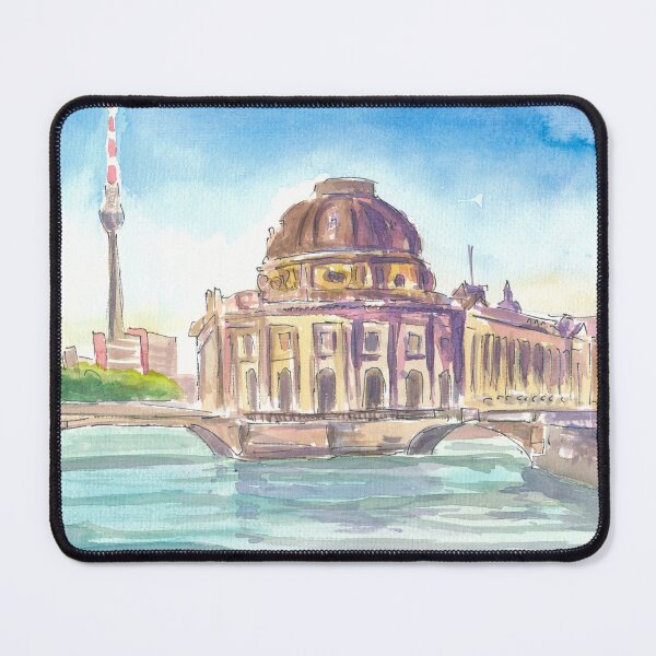 Item preview, Berlin Germany Museum Island with Spree River designed and sold by artshop77.