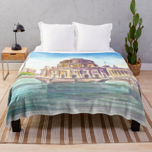 Item preview, Berlin Germany Museum Island with Spree River designed and sold by artshop77.