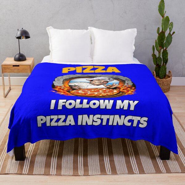 Item preview, Funny Pizza Lover Humorous Design Pizza I Follow My Pizza Instincts. designed and sold by fantasticdesign.