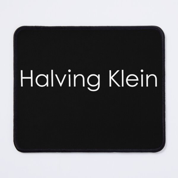 Item preview, Halving Klein black designed and sold by Bitcoinomnis.