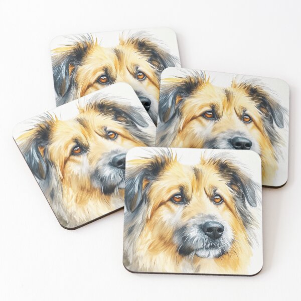 Item preview, Watercolor Pyrenean Shepherd designed and sold by TheAnimalZ00.
