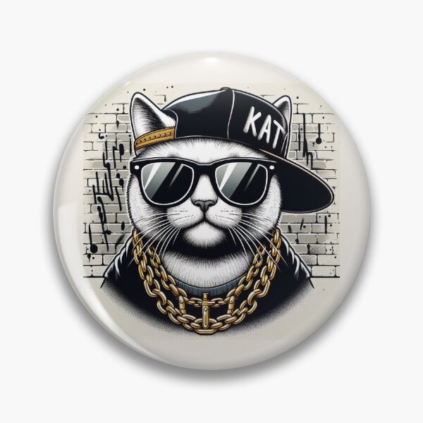 Item preview, Hip Hop Cat designed and sold by Myra365Art.