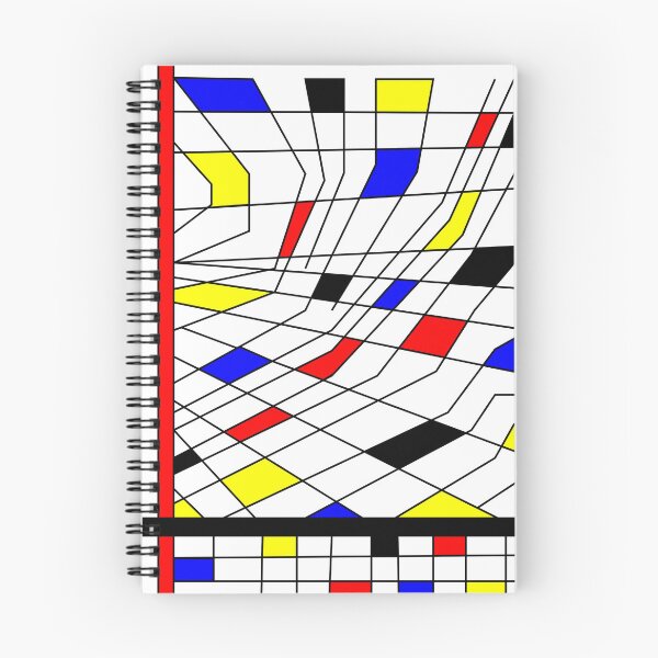 Item preview, Geometric wave with basic colors designed and sold by hermarartonline.