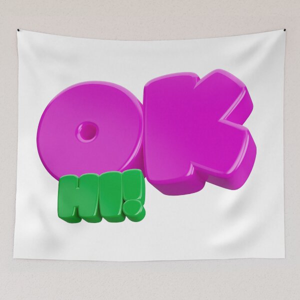 Item preview, OK HI!! designed and sold by MUDUGAMU.