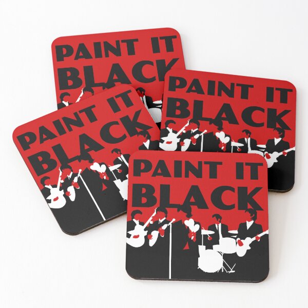 Item preview, Minimalist original Stones Paint It Black  designed and sold by YouNeedKitch.