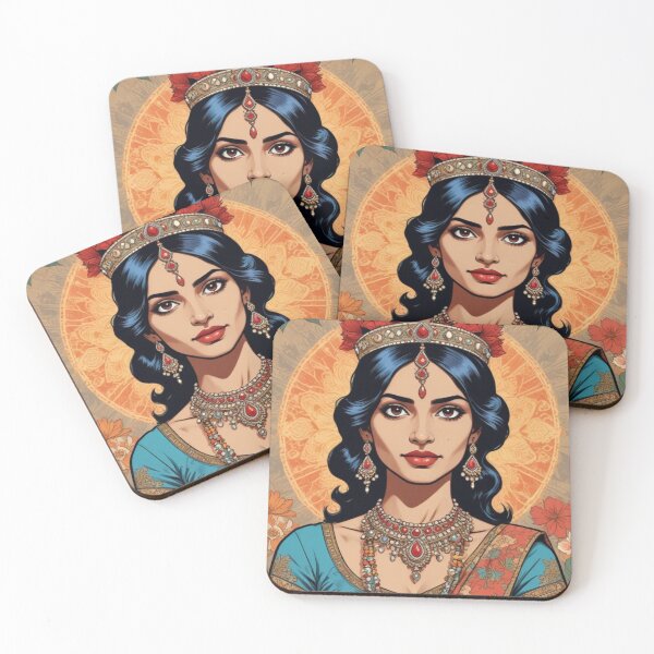 Item preview, Blossom Royalty: Regal Indian Beauty designed and sold by friendlywonders.