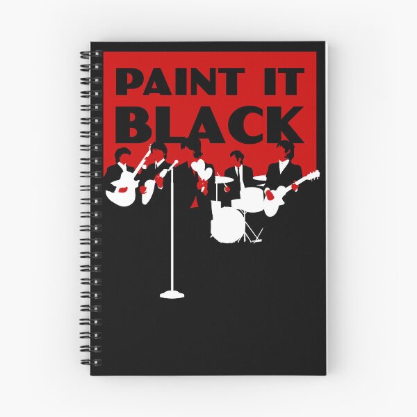 Item preview, Minimalist original Stones Paint It Black  designed and sold by YouNeedKitch.