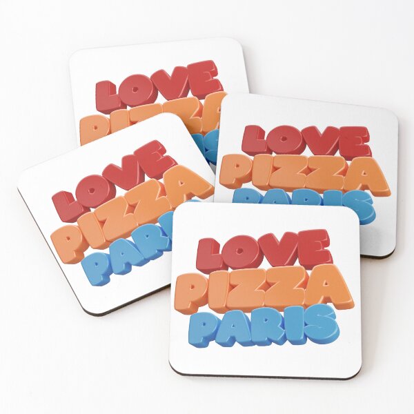 Item preview, LOVE PARIS PIZZA designed and sold by MUDUGAMU.