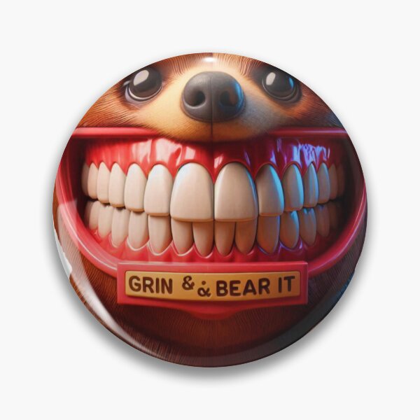 Item preview, Grin and Bear it 1 designed and sold by RoyalMob.