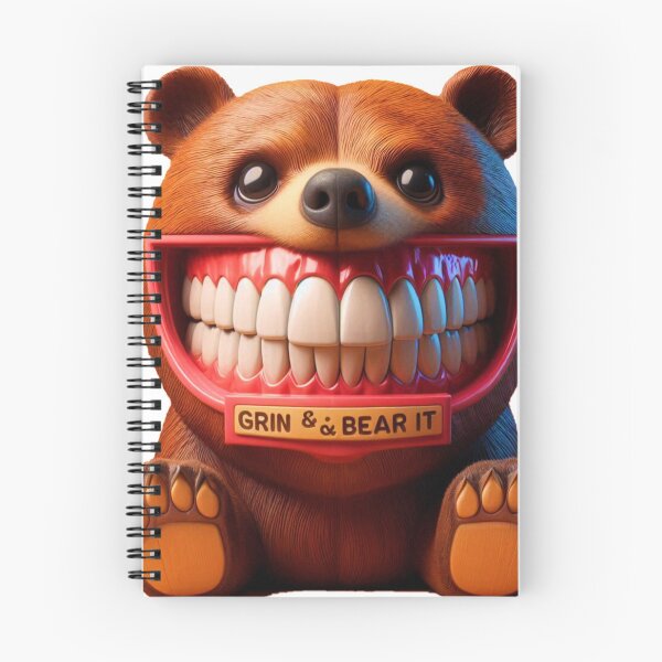 Item preview, Grin and Bear it 1 designed and sold by RoyalMob.