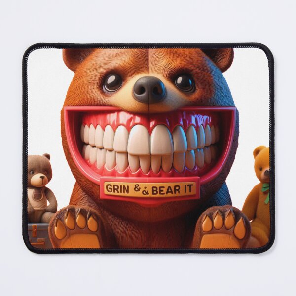 Item preview, Grin and Bear it 1 designed and sold by RoyalMob.