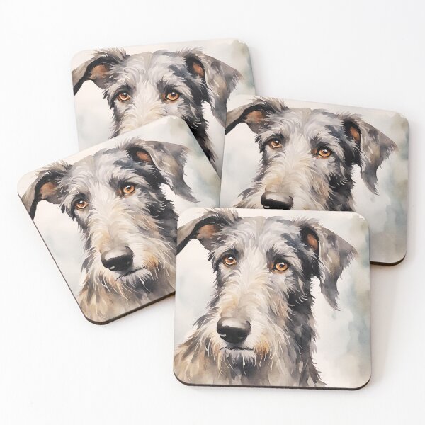 Item preview, Watercolor Scottish Deerhound  designed and sold by TheAnimalZ00.
