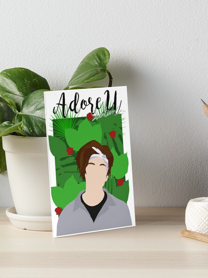 Seventeen Adore U Mv Inspired Art Board Print By Lojakshop Redbubble