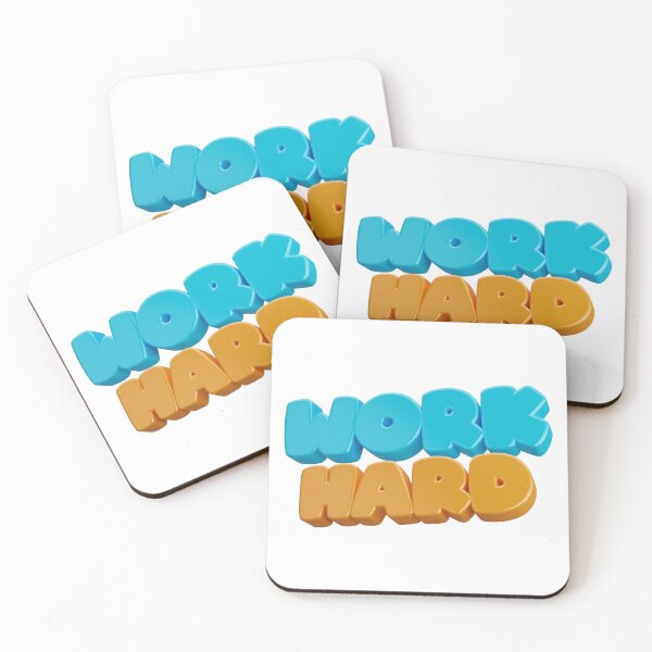 Item preview, WORK HARD designed and sold by MUDUGAMU.