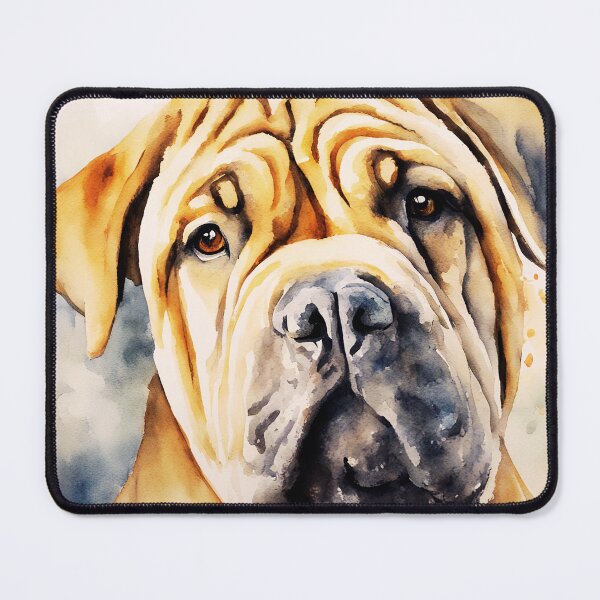 Item preview, Watercolor Chinese Sharpei designed and sold by TheAnimalZ00.