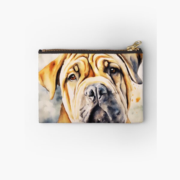 Item preview, Watercolor Chinese Sharpei designed and sold by TheAnimalZ00.