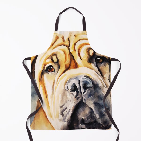 Item preview, Watercolor Chinese Sharpei designed and sold by TheAnimalZ00.