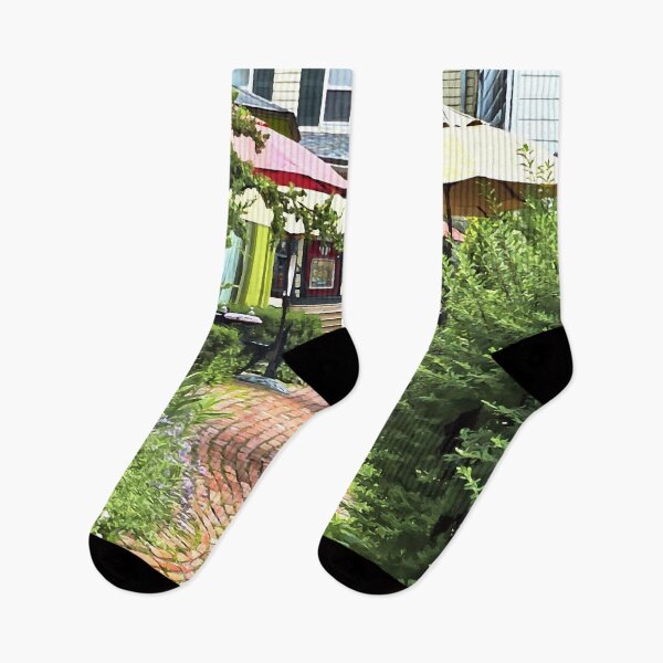 Item preview, Cold Spring NY - Outdoor Dining on the Patio designed and sold by Susan Savad.