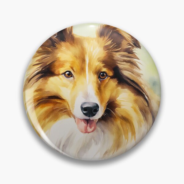Item preview, Watercolor Shetland Sheepdog designed and sold by TheAnimalZ00.