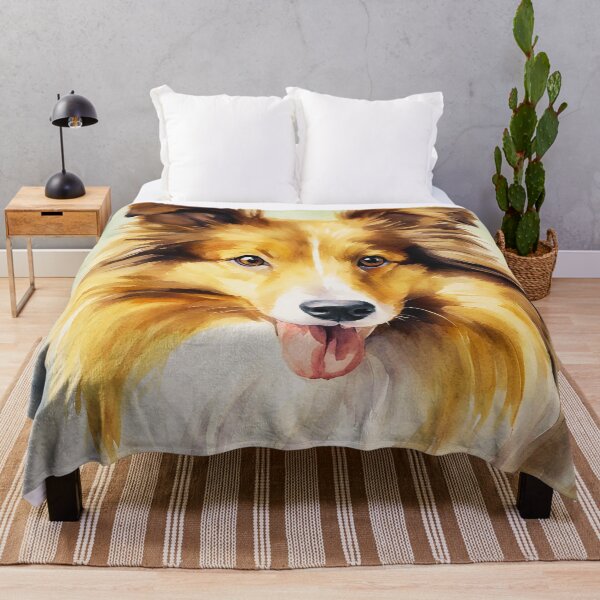 Item preview, Watercolor Shetland Sheepdog designed and sold by TheAnimalZ00.