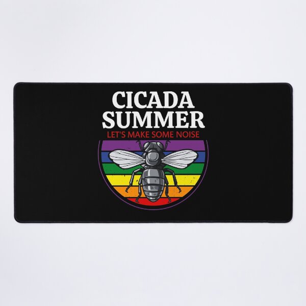 Item preview, Cicada Summer, Let's Make Some Noise, Best Gift for Cicada Brood Enthusiast LGBTQ Rainbow Flag Colors designed and sold by Savchuk-Vova.